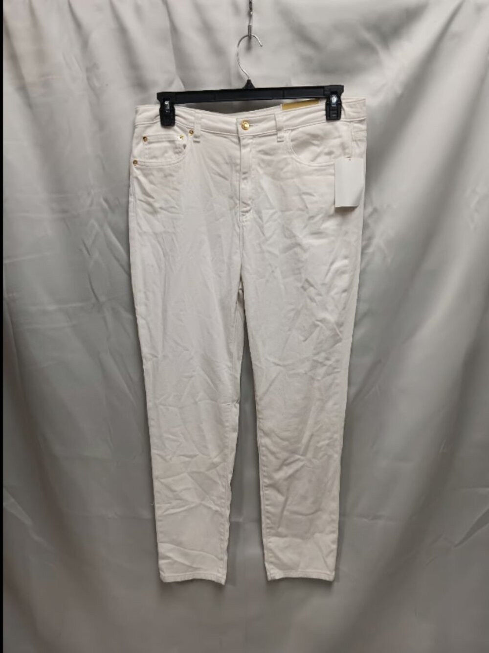 Womens White Jeans Michael Kors Size 14 NWT ORG $54